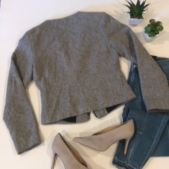 Tweed Moto Jacket 90’s Blazer - Picture 4 of 4